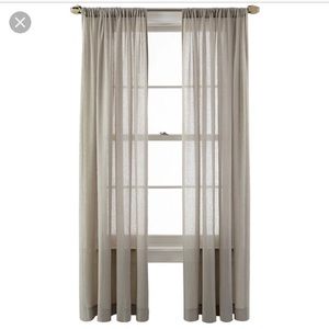*Sold* rod pocket panel curtain 84 inches